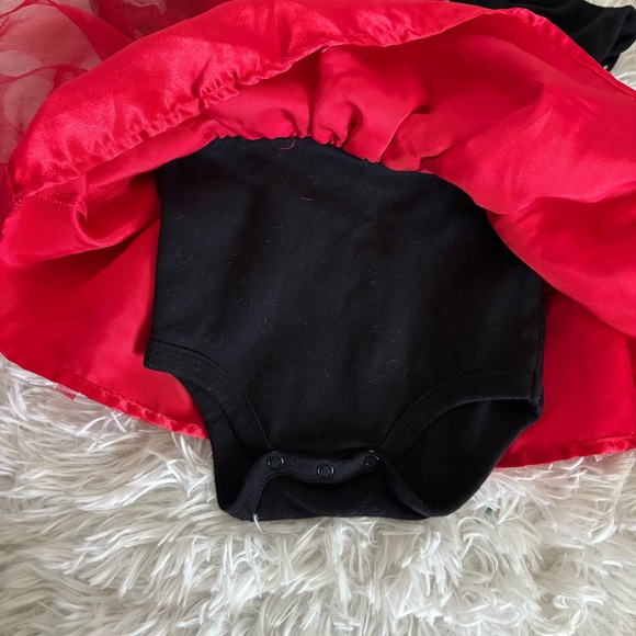 Disney Baby Black and Red Minnie Mouse Outfit size 9-12 months - Picture 3 of 5